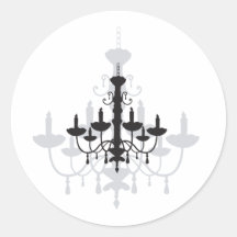 Crystal Chandelier Black Gothic und Shadow