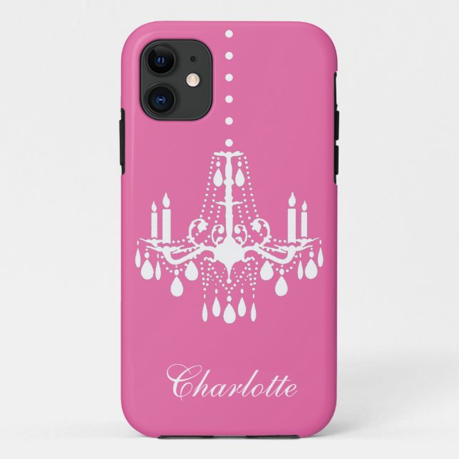 Crystal Chandelier iPhone 5 Case-Mate (rosa) Hülle (Rückseite)