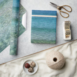 Crystal Clear Blue Ocean Water Gift Wrap Geschenkpapier