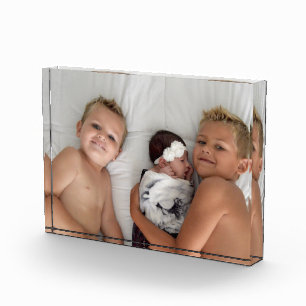 Crystal Clear-Foto-Block Fotoblock