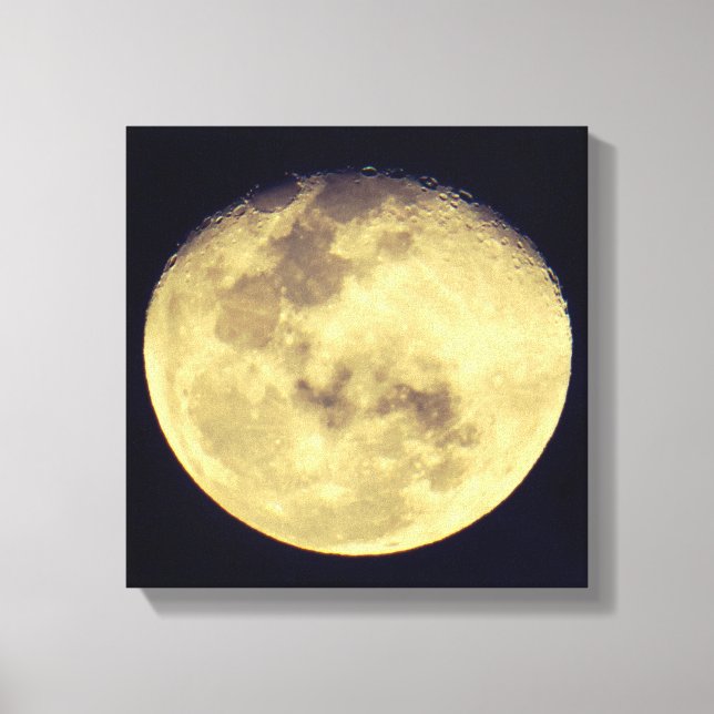 Crystal Clear Moon Leinwanddruck (Vorderseite)