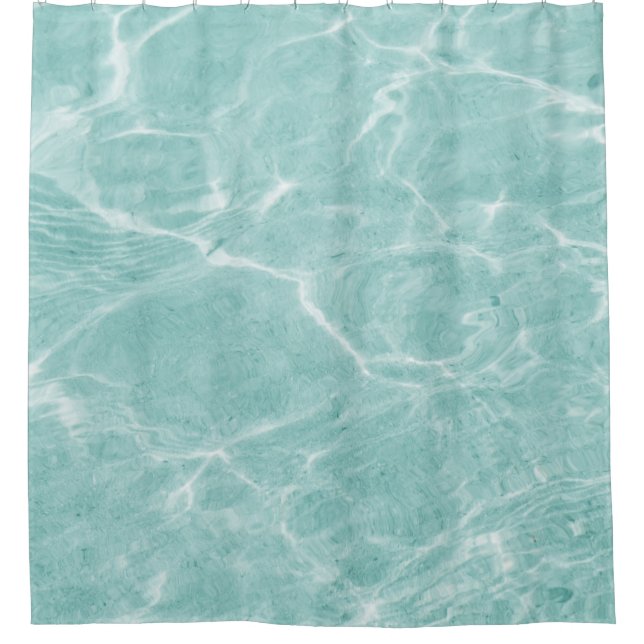 Crystal Clear Soft Turquoise Ocean Dream #2 #wall Duschvorhang (Vorderseite)
