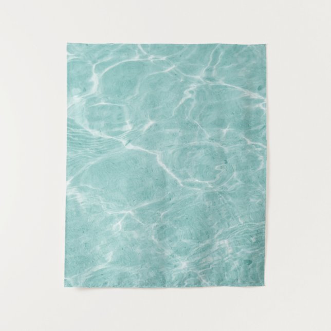 Crystal Clear Soft Turquoise Ocean Dream #2 #wall  Wandteppich (Vorderseite)