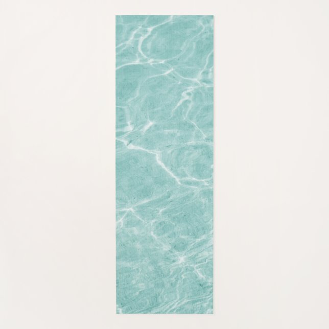 Crystal Clear Soft Turquoise Ocean Dream #2 #wall Yogamatte (Vorderseite)