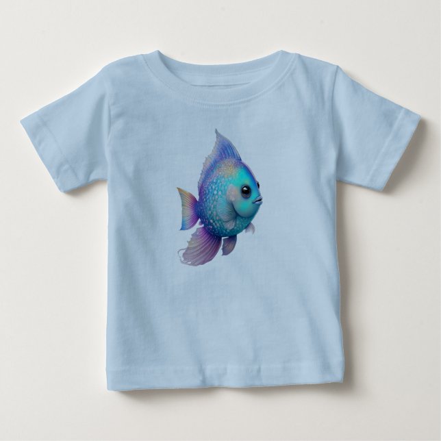 Crystal Colors Fish Baby T-shirt (Vorderseite)