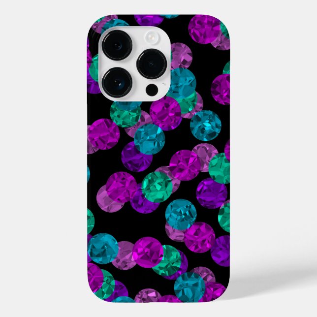 Crystal Confetti Phone Case (Rückseite)