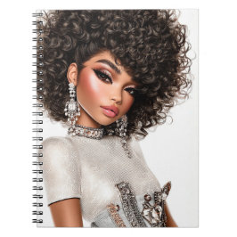 Crystal Corset Glam Girl Spiral Photo Notebook Notizblock