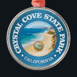 Crystal Cove SP Ornament Aus Metall<br><div class="desc">Crystal Cove State Park,  Kalifornien.</div>