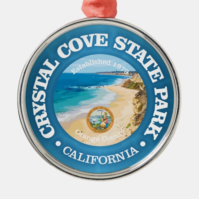 Crystal Cove SP Ornament Aus Metall (Vorne)