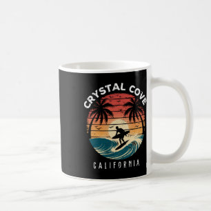 Crystal Cove State Park Kalifornien Surfboard Well Kaffeetasse
