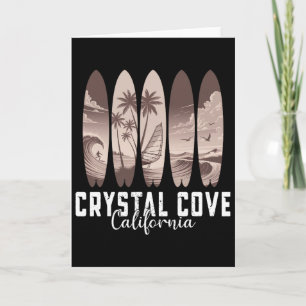Crystal Cove State Park Kalifornien Surfbrett Surf Karte