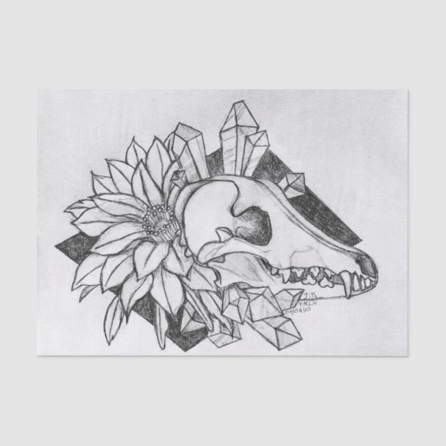 Crystal Coyote  Seidenpapier (Vorderseite)