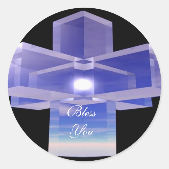 Crystal Cross Sticker (Vorderseite)