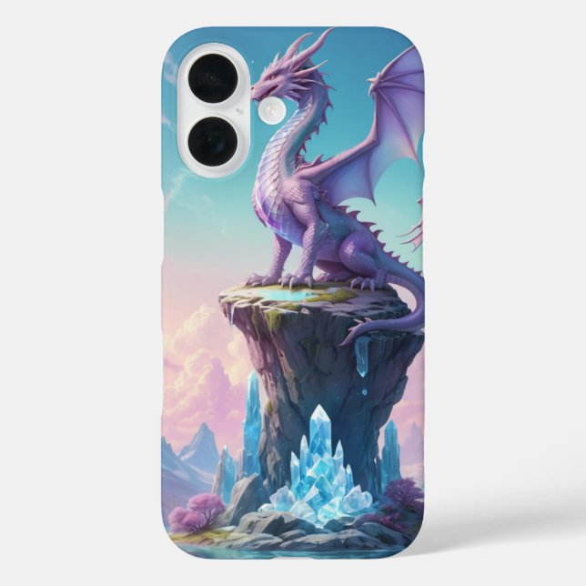 Crystal Dragon Case-Mate iPhone Hülle (Rückseite)