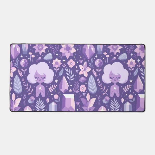 Crystal Dreams Pattern Schreibtischunterlage (Vorderseite)