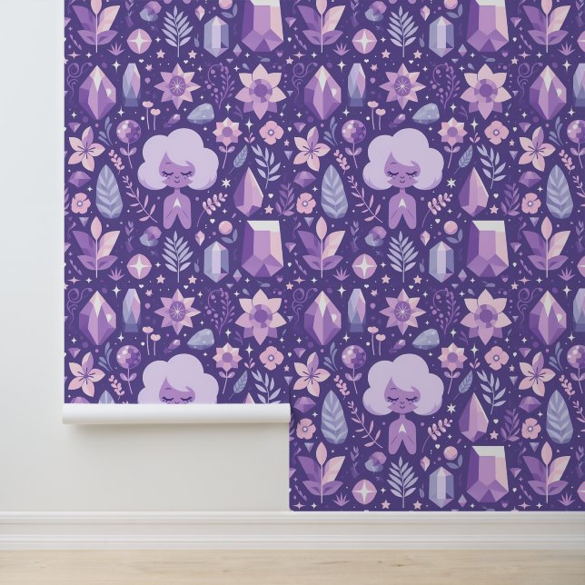 Crystal Dreams Pattern Tapete (Anwendung)