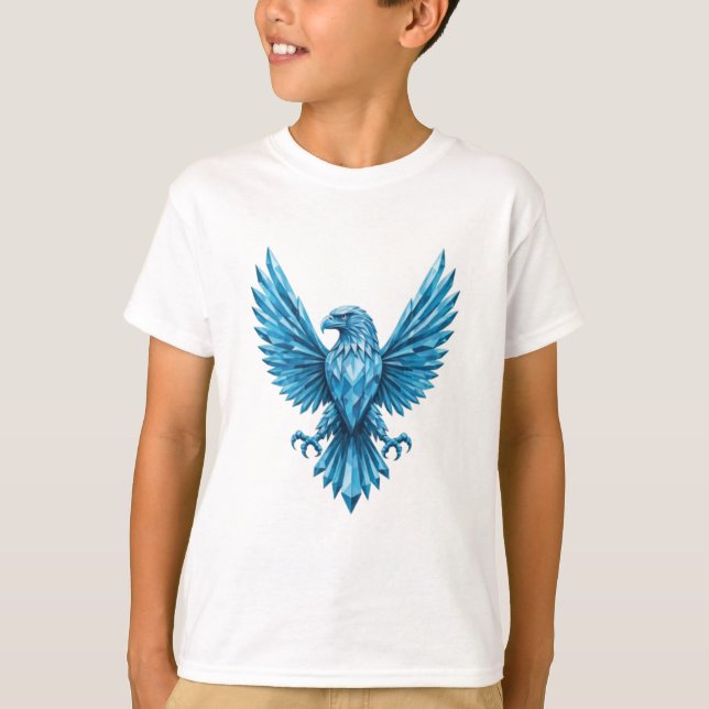 Crystal Eagle Emblem - Symbol für Freiheit und Amb T-Shirt (Vorderseite)