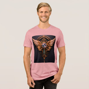 Crystal Eagle Icon Tri-Blend Shirt