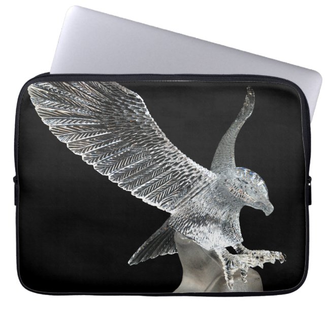 Crystal Eagle Laptopschutzhülle (Vorderseite)