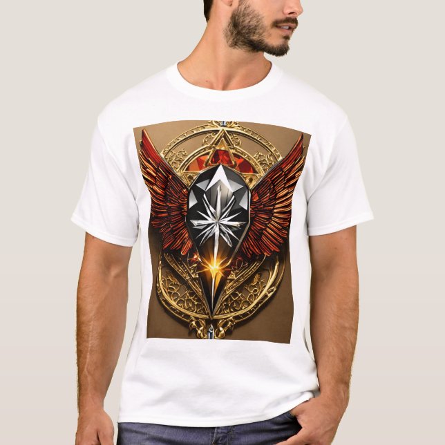 Crystal Eagle T - Shirt: Wilder Geist entfesselt T-Shirt (Vorderseite)