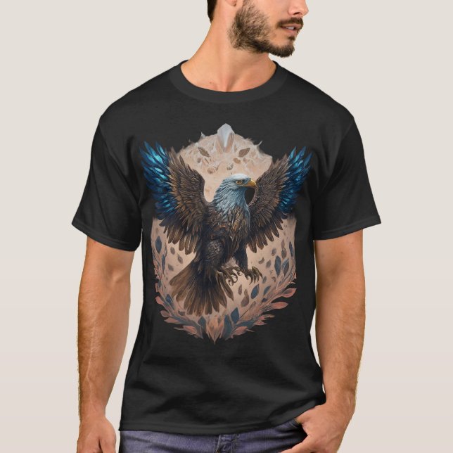 Crystal Eagle zeigt Ihre Stärke T-Shirt (Vorderseite)
