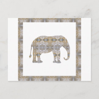 CRYSTAL Elefant DIY Vorlage NVN447 GRÖSSE Kinder Postkarte
