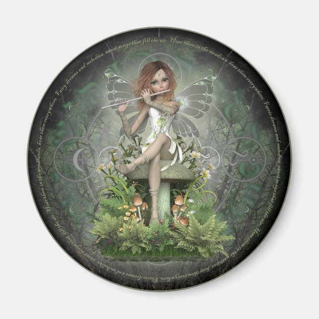 Crystal Fairy ~ Magic Flute Magnet (Vorne)