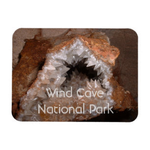 Crystal Formation, Wind Cave National Park, SD Magnet