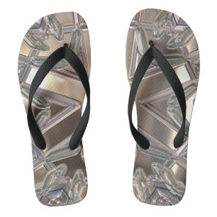 Crystal Fraktal Flip Flops