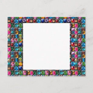 CRYSTAL GEM PEARL FRAME BLANKS : DIY 2014 POSTKARTE