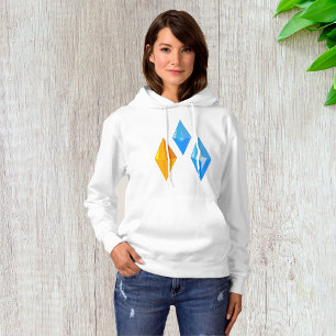 Crystal Gems Womens Hoodie