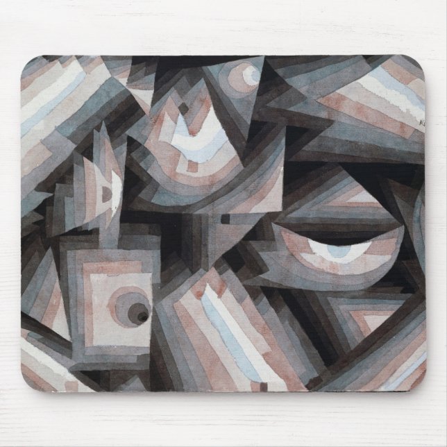Crystal gradation (1921) von paul klee mousepad (Vorne)