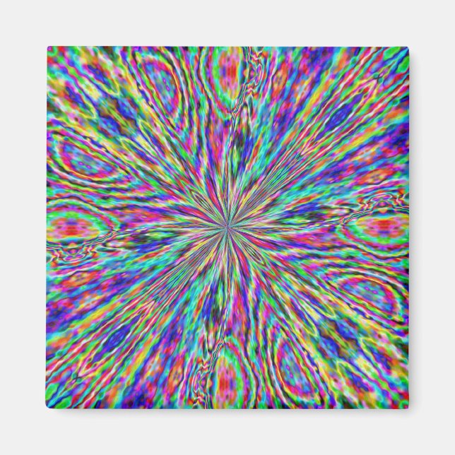 Crystal Groovy Kühlschrank- oder Lockermagnete Magnet (Vorne)