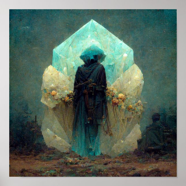 Crystal Guardian Alien SciFi Fantasy Poster (Vorne)