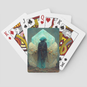 Crystal Guardian Alien SciFi Fantasy Spielkarten