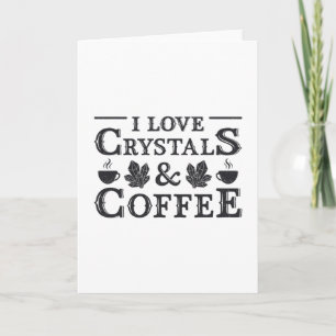 Crystal Healing I Liebe Crystals & Coffee Healer Karte