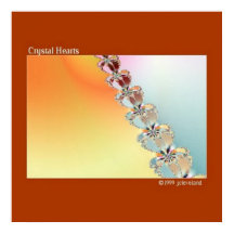 Crystal Heart Fraktal Art Collection