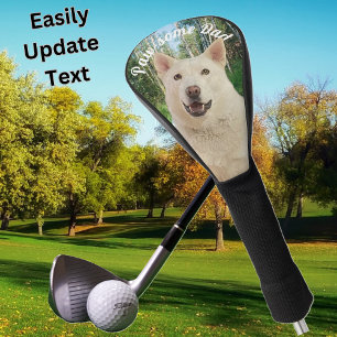 Crystal Husky Dog Golf Head Cover Golf Headcover