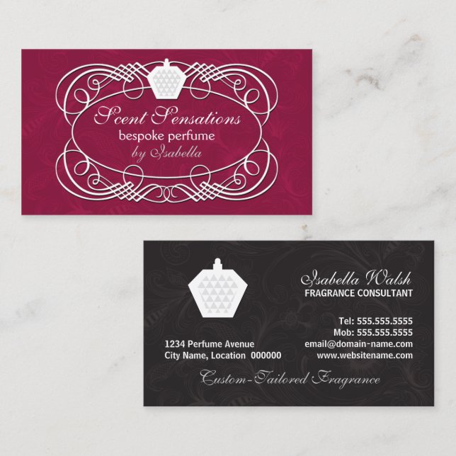 Crystal Jar Visitenkarte (Vorne/Hinten)