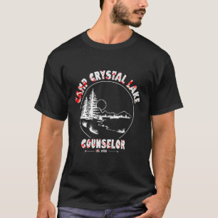 Crystal Lake Camp Counselor Kostüm Halloween Horr T-Shirt