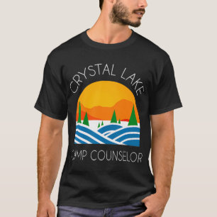 Crystal Lake Camping und Fun Camp Counselor Happy T-Shirt