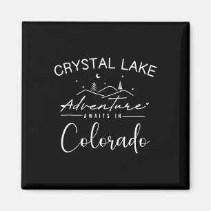Crystal Lake Colorado Mountain-Abenteuer-Camping V Magnet