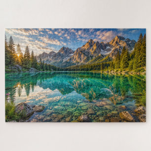 Crystal Lake Reflection Rätsel Puzzle
