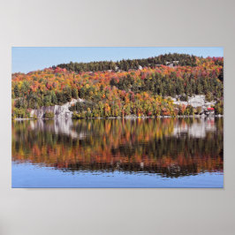 Crystal Lake Reflections, Vermont Poster