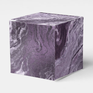 Crystal Lila Agate   Moody Marbled Stone Geschenkschachtel