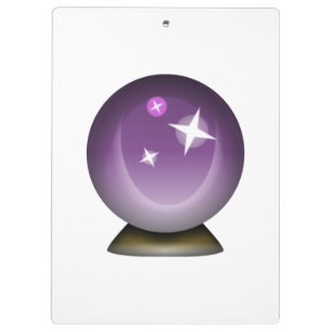 Crystal Magic Ball - Emoji Klemmbrett