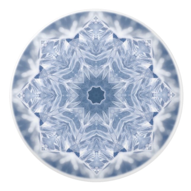 Crystal Mandala Keramikknauf (Vorderseite)