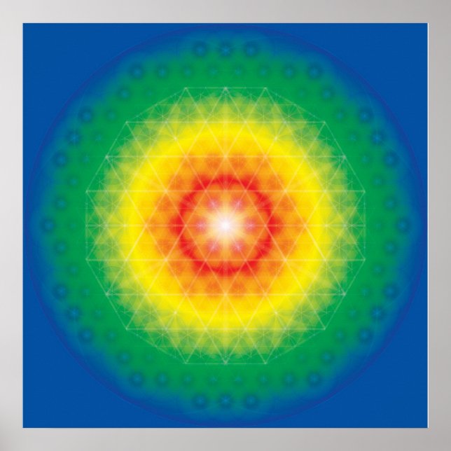 Crystal Mandala Poster (Vorne)