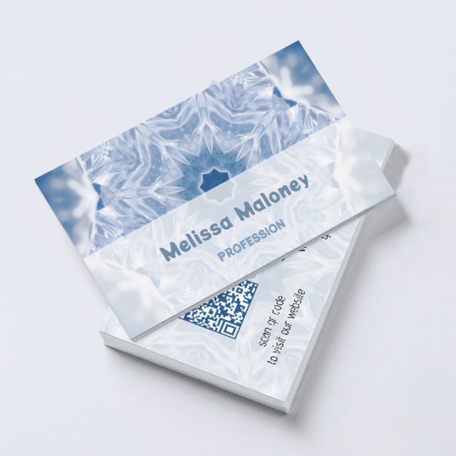 Crystal Mandala | QR-Code Visitenkarte (Von Creator hochgeladen)