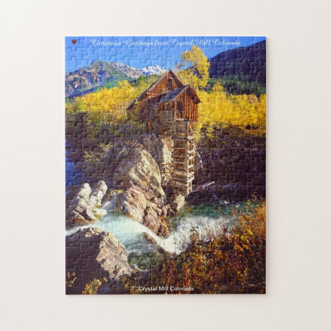 Crystal Mill Colorado. Jigsaw Puzzle (Vertikal)